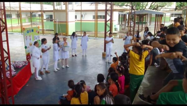 Alunos em Ação: Conscientização sobre a Profilaxia das Doenças no Amapá