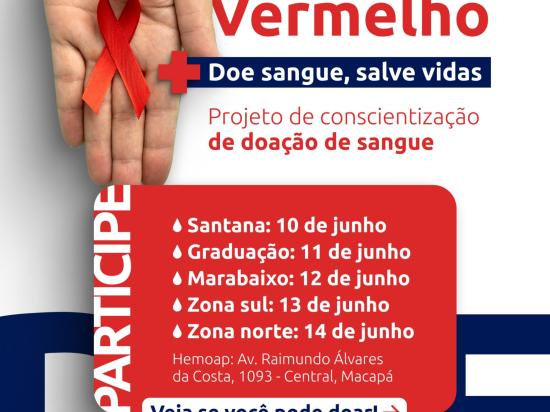 Junho Vermelho: Doe Sangue, Salve Vidas