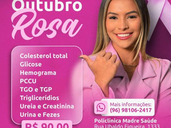 Promoção Outubro Rosa: Prevenção ao Seu Alcance na Policlínica Madre Saúde